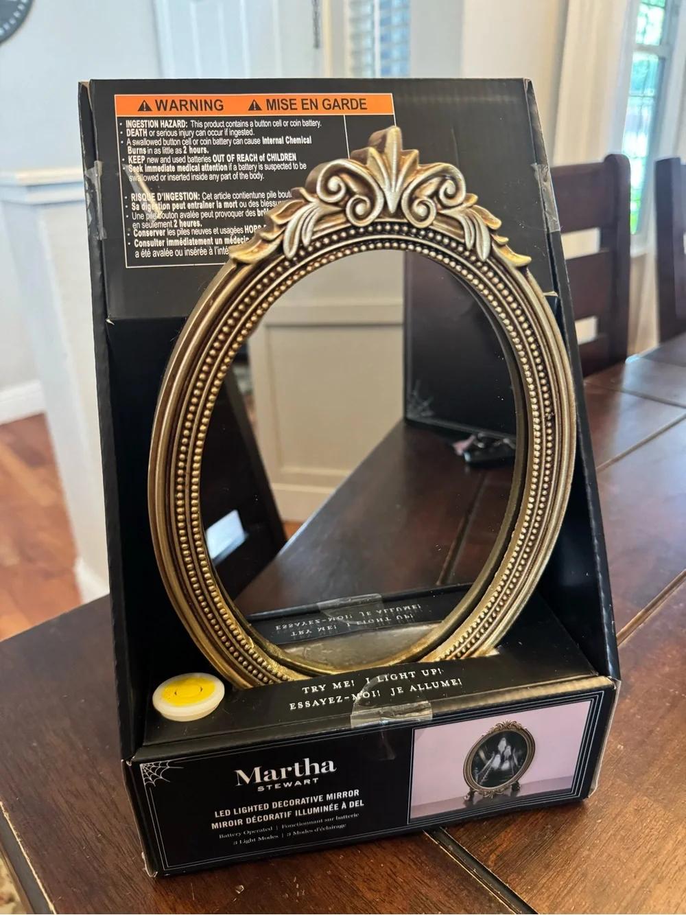 Martha Stewart Staircase LED Haunted Ghost Mirror